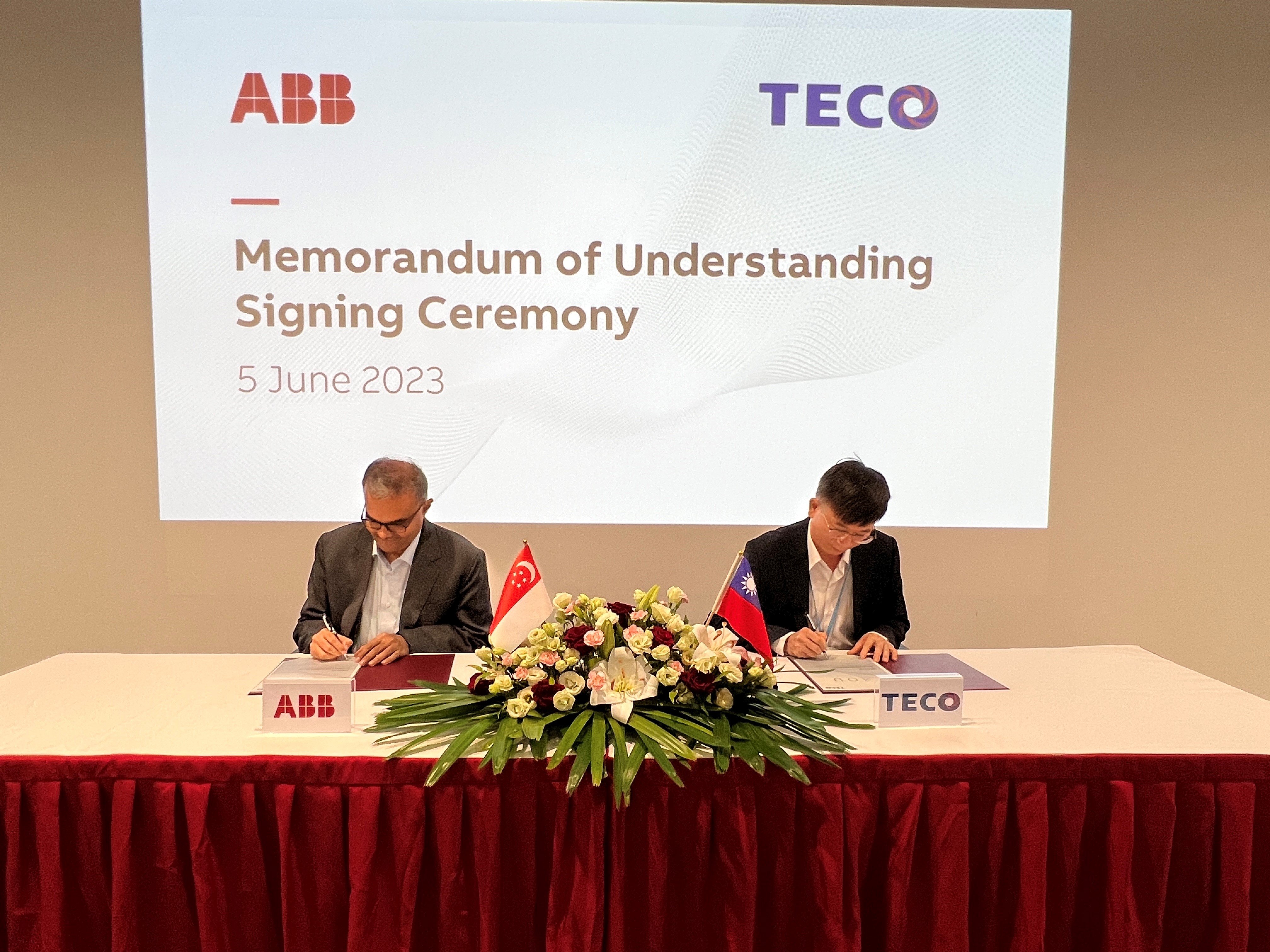 東元電機(jī)和ABB簽署合作備忘錄 推動(dòng)海上變電站合作 東元電機(jī)和ABB簽署合作備忘錄 推動(dòng)海上變電站合作