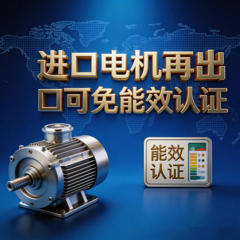 進(jìn)口電機(jī)再出口可免能效認(rèn)證