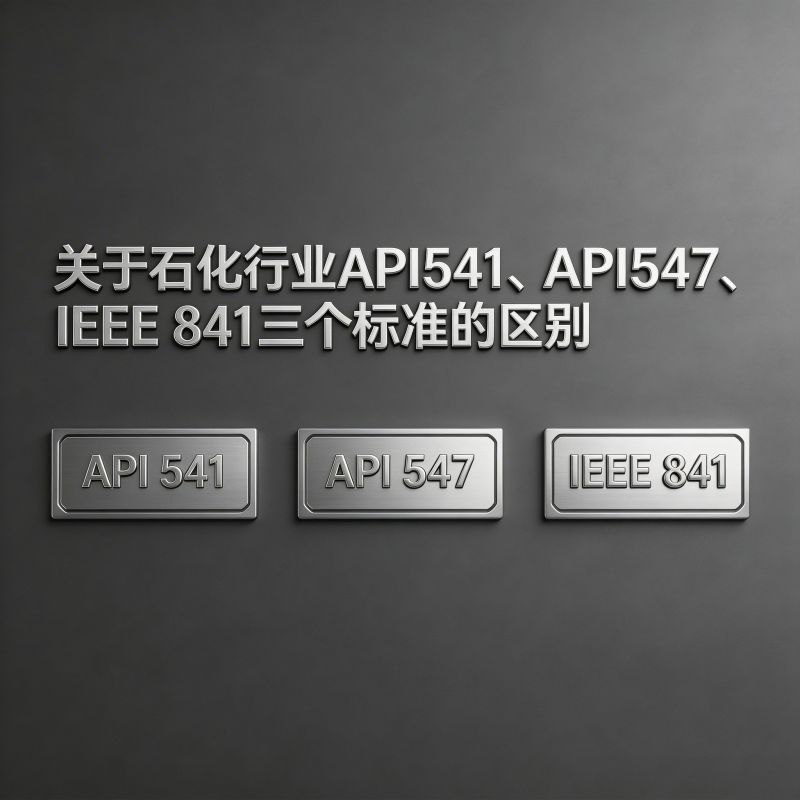 關(guān)于石化行業(yè)API 541、API547、IEEE 841三個(gè)標(biāo)準(zhǔn)