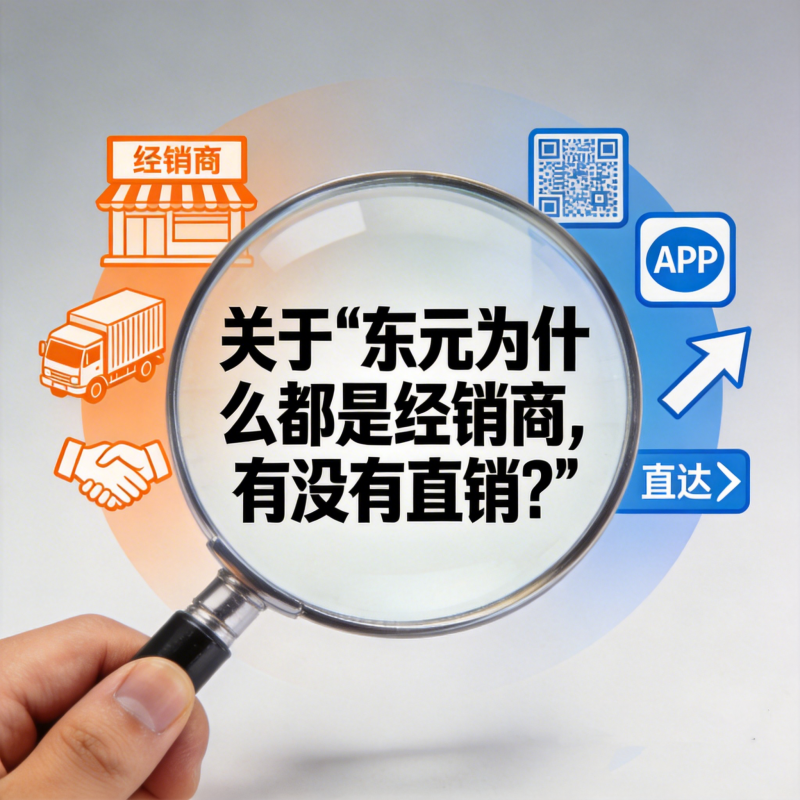 關(guān)于&ldquo;東元為什么都是經(jīng)銷商，有沒(méi)有直銷？&rdquo;