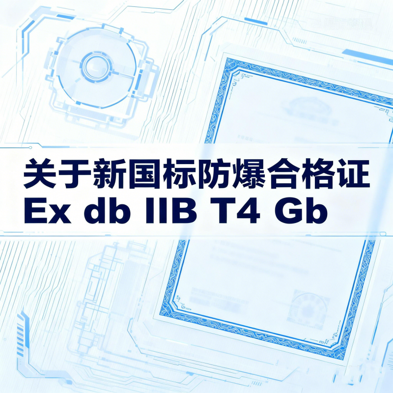 關(guān)于新國(guó)標(biāo)防爆合格證Ex db IIB T4 Gb