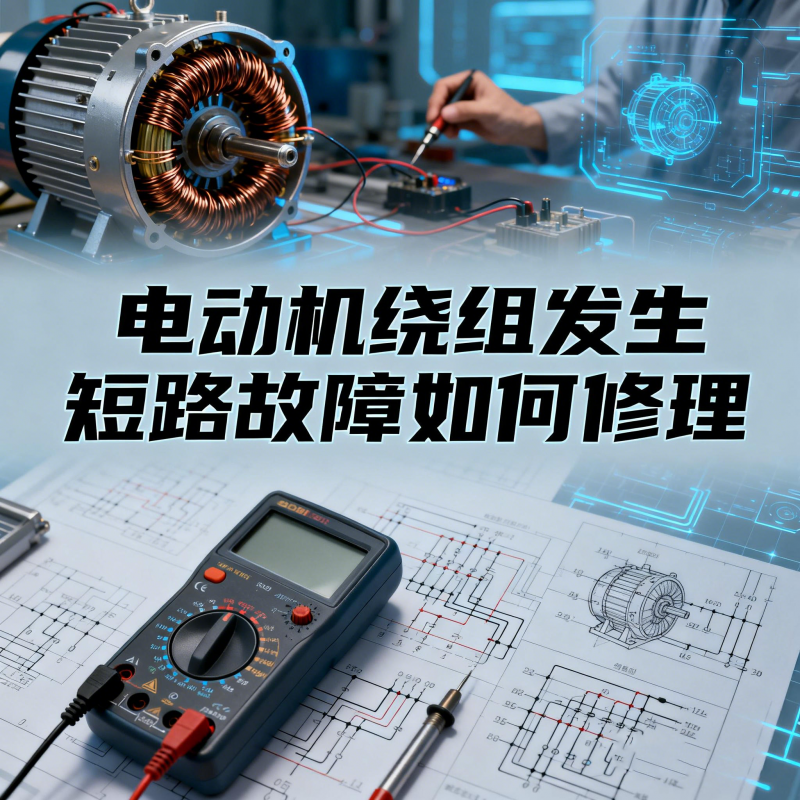 電動(dòng)機(jī)繞組發(fā)生短路故障如何修理